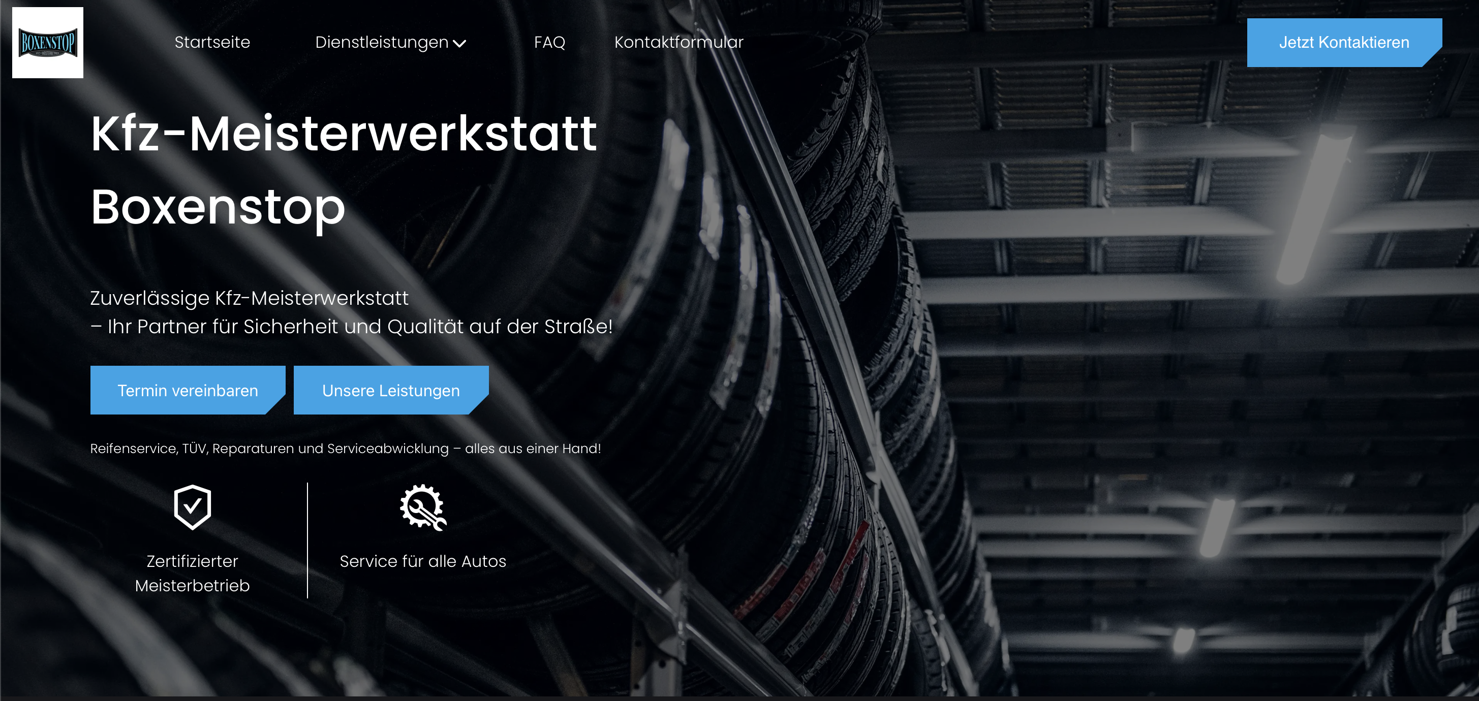 Website für Kfz-Werkstatt
